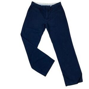 Polo Ralph Lauren Mens Classic Fit Chino Pants Navy Blue 100% Cotton 34x32